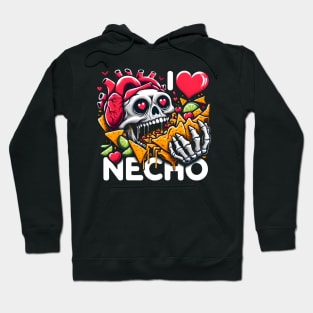 Hungry Heart I Love Eating Junk Food Good Food I Love Necho Hoodie